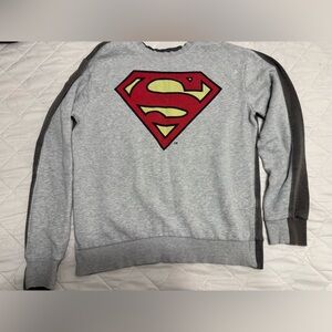 Double sided batman/Superman Logo Sweatshirt